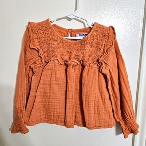 Old Navy Ruffle Long Sleeve Blouse XS (5)